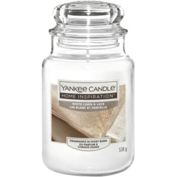 Yankee Candle Home Inspiration Large Jar White Linen & Lace