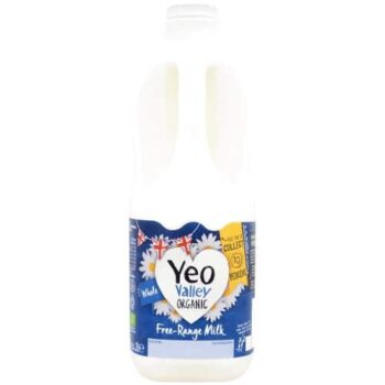 Yeo Valley Organic Free Range Fresh Whole Milk Large (2 Litre)