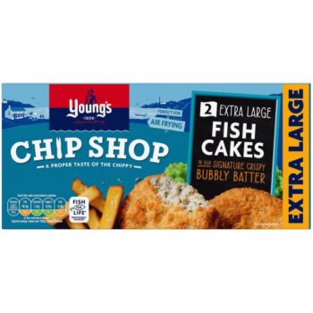Young's Chip Shop Extra Large Battered Fishcakes (2 x 210g)