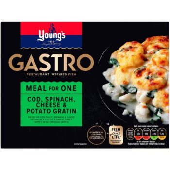 Young's Gastro Cod Spinach Cheese & Potato Gratin (360g)