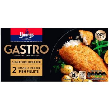 Young's Gastro Signature Breaded Lemon & Pepper Fish Fillets (2 x 270g)