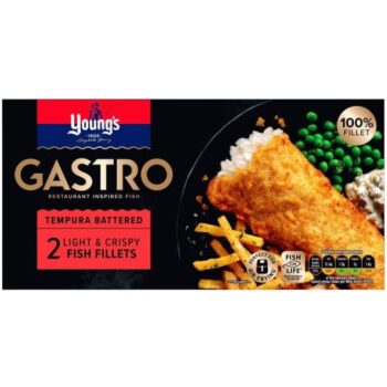 Young's Gastro Tempura Battered Fish Fillets (2 x 270g)