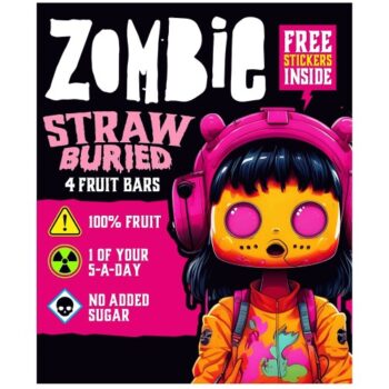 Zombie Fruit Bars Strawburied Multipack (4 x 25g)