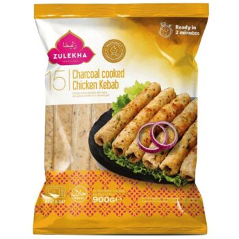 Zulekha Halal Charcoal Cooked Chicken Kebabs (900g)