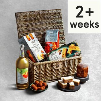 107. Tesco Finest Christmas Hamper with Coffee and Presse
