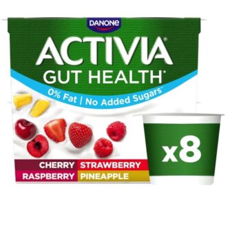 Activia Cherry Strawberry Raspberry & Pineapple (8 x 115g)