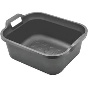 Addis Eco Metallic Silver Recycled Plastic Washing up Bowl (10 Litre)