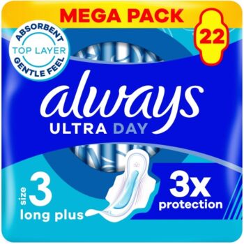 Always Ultra Sanitary Towels Day & Night with Wings Size 3x22 Always Ultra Sanitary Towels Day & Night Size 3x22 with Wings (22)