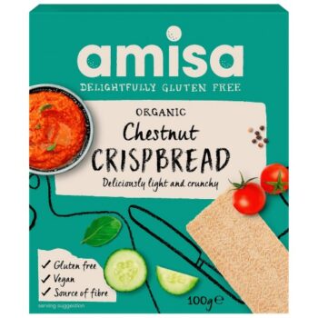 Amisa Organic Gluten Free Chestnut Crispbread (100g)