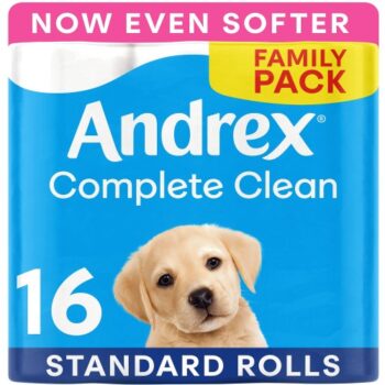 Andrex Complete Clean Toilet Roll 16 Rolls