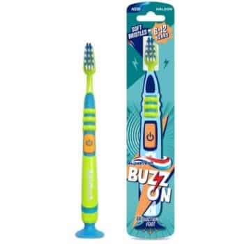 Aquafresh Kids Toothbrush Buzz On Battery Powered Ages 6-12 Years