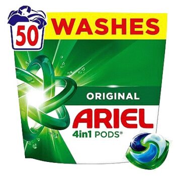Ariel 4in1 PODS Washing Capsules 50 (50 x 50w)