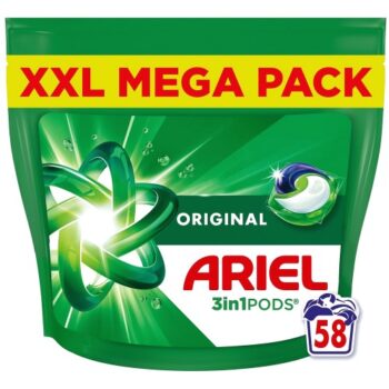 Ariel All in1 Pods Washing Capsules Original 58 Washes