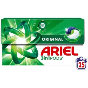 Ariel Original All in 1 Pods Liquid Capsules 25 Washes