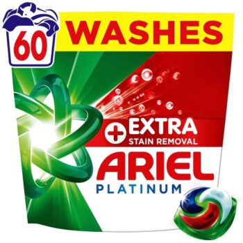 Ariel Platinum Washing Pods Extra Stain Removal 60 Washes (1368g)