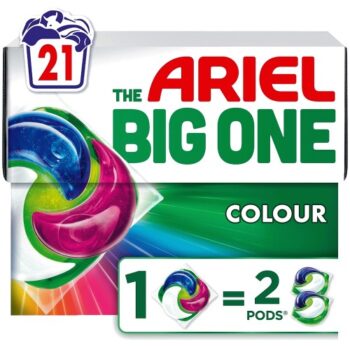 Ariel The Big One Colour Washing Liquid Pods 21 washes (21w)