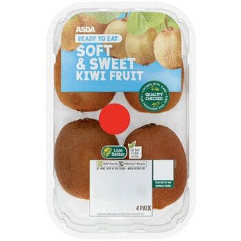 ASDA 4 Soft & Sweet Kiwi Fruit