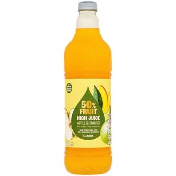 ASDA 50% Fruit High Juice Apple & Mango (1 Litre)