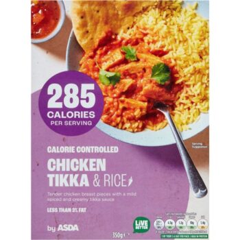 ASDA Calorie Controlled Chicken Tikka & Rice