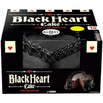 ASDA The Bakery at Black Heart Cake