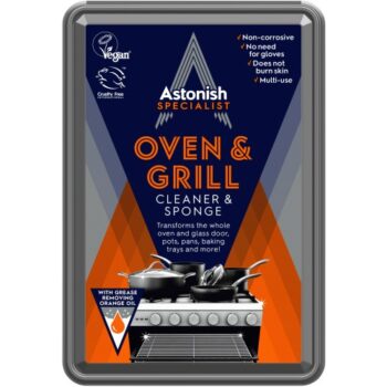 Astonish Specialist Anti Bacterial Oven & Grill Cleaner Sponge (250g)