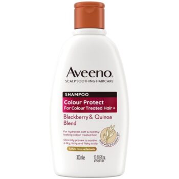 Aveeno Colour Protect+ Blackberry & Quinoa Shampoo Blend (300ml)