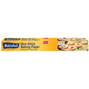 Bacofoil Non-Stick Baking Paper with Non Slip Base 10mx38cm (10m)
