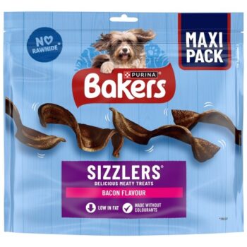 Bakers Sizzlers Bacon and Cheese Dog Treats (315g)