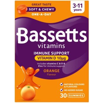 Bassetts Vitamins Immune Support Orange 3-11 years (30)