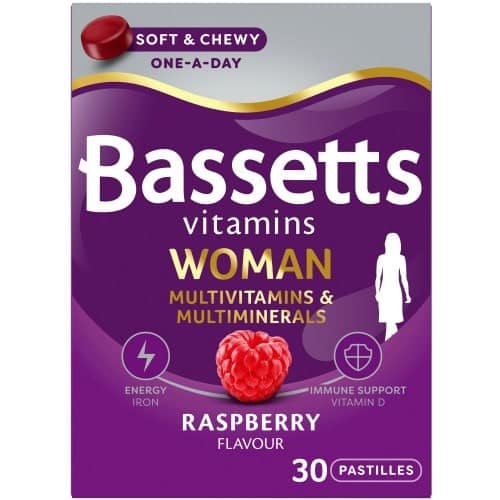 Bassetts Vitamins Woman Multivitamins & Raspberry 30 Pastilles (30)