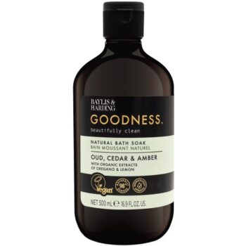 Baylis & Harding Goodness Oud Cedar & Amber Bath Soak (500ml)