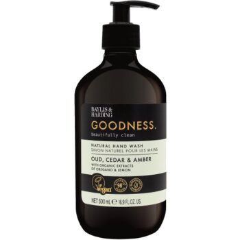 Baylis & Harding Goodness Oud Cedar & Amber Natural Hand Wash (500ml)