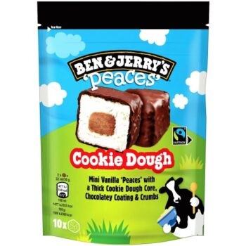 Ben & Jerry's Cookie Dough Ice Cream Peaces 10MP (10 x 160ml)