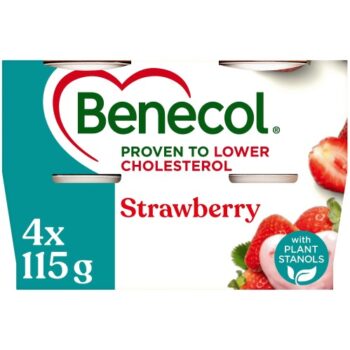 Benecol Strawberry Yoghurt (4 x 115g)