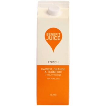 Benefit 100% Pure Juice Carrot Orange & Turmeric + Multivitamins (1 Litre)