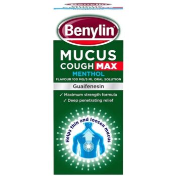 Benylin Mucus Cough Max Menthol Flavour Oral (150ml)