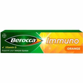 Berocca Immuno Orange Effervescent Tablets Energy & Immune Support Orange Flavour 15 Tablets (15)