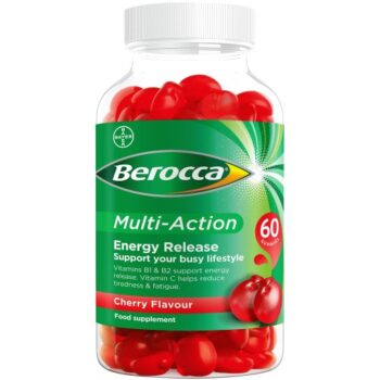 Berocca Multi-Action Cherry Flavour 60 Gummies (60)