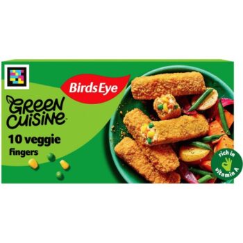 Birds Eye Green Cuisine Vegan Veggie Fingers (10 x 284g)