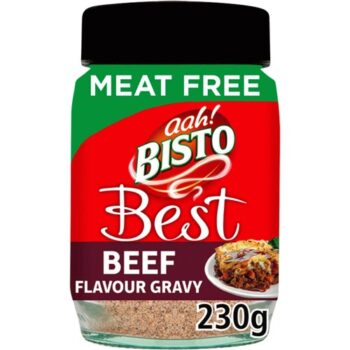 Bisto Best Vegan Meat Free Beef Flavoured Gravy Granules (230g)