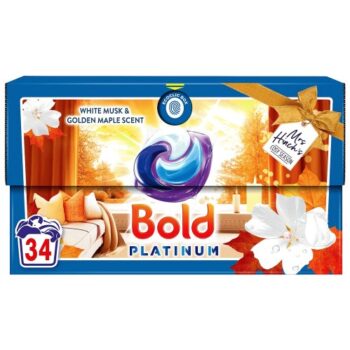 Bold 2 In 1 Platinum Mrs Hinch Cosy Season Washing Capsules