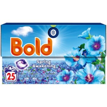 Bold All-in-1 Spring Awakening Pods Laundry Detergent Washing Capsules 25 Washes