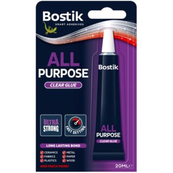Bostik Glu & Fix All Purpose Clear Adhesive (20ml)