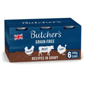 Butcher's Recipes in Gravy Grain Free Adult Dog Food Tins (6 x 400g)