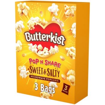 Butterkist Sweet & Salted Microwave Popcorn (3 x 60g)