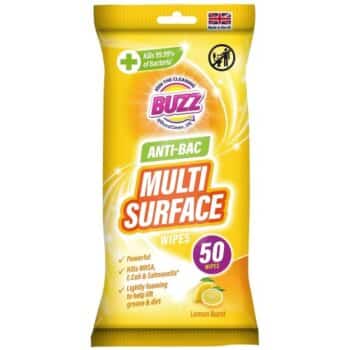 Buzz Anti-Bacterial Wipes Lemon & Mandarin