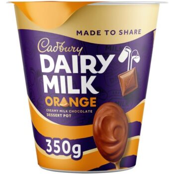 Cadbury Dairy Milk Big Pot Orange Chocolate Dessert (350g)