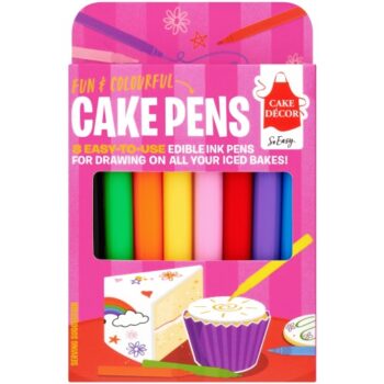 Cake Decor Edible Cake Pens 8 Colours (8 x 16g)