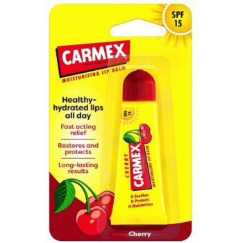 Carmex Cherry Lip Balm Tube SPF15 Moisturising (10g)