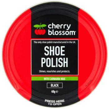 Cherry Blossom Black Shoe Polish (40g)